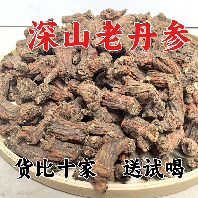 特级正宗四川纯野生中江丹参头中年老年煮水