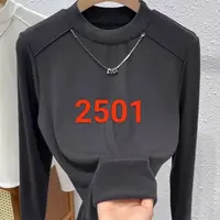 常规长袖百搭秋冬长袖打底女士2501