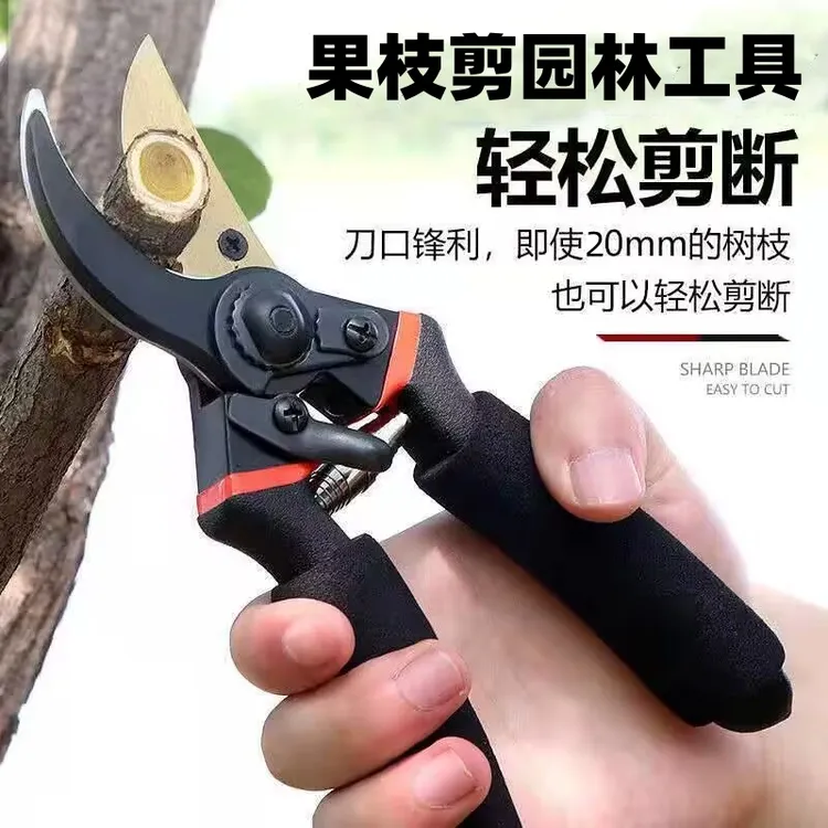 SK5钢果枝剪剪树剪子果树剪枝家用省力枝条剪修枝剪花木园艺修剪