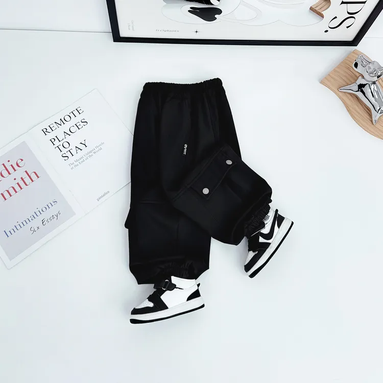 男童冬加绒裤子儿童休闲裤2025新款秋冬装 HS25168 悠悠童话童装