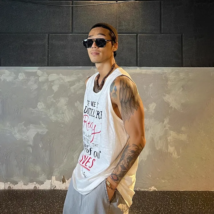 美式重磅字母印花背心男士夏季新款圆领运动上衣休闲宽松无袖t恤