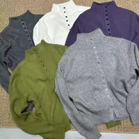 【慕.我们的店】韩系简约半高领针织（掉浮毛、不可机洗）