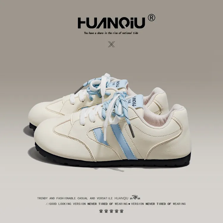 环球老钱风必备德训鞋女网红同款百搭小白鞋夏季气质休闲鞋HC298