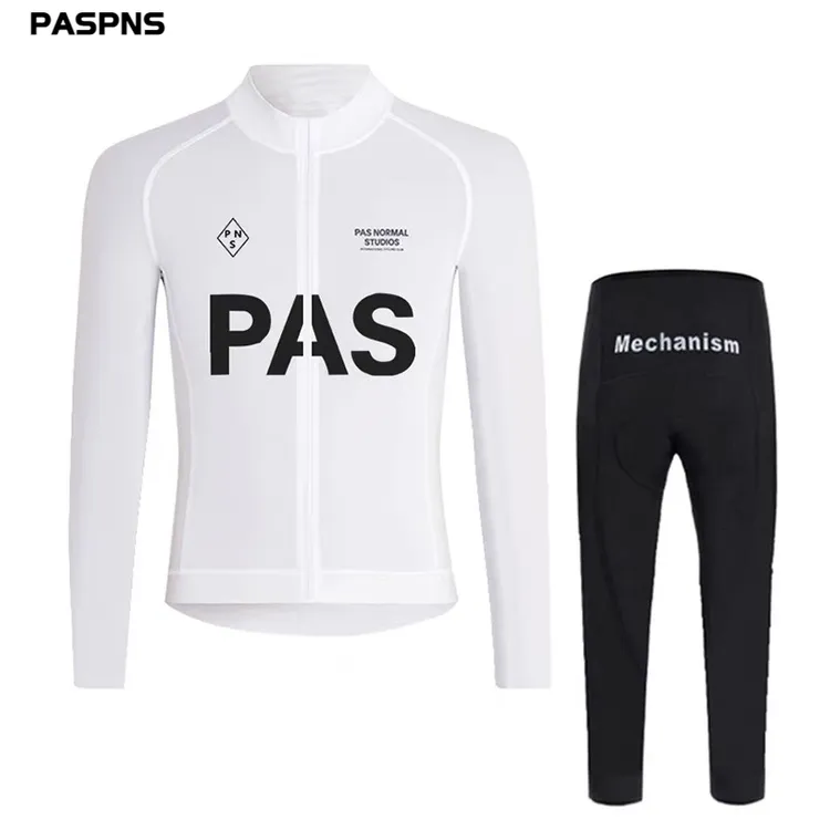 PAS新款春夏秋季长袖女款自行车骑行服套装公路赛车服比赛服
