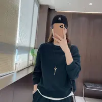 IMFLY金小金自制女装 套装DYW9596早秋套头纯色卫衣+裤子两件套
