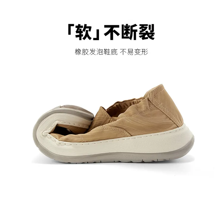 TATA他她休闲软底布鞋男鞋一脚蹬懒人鞋爸爸鞋2025春新款MFY01AM5