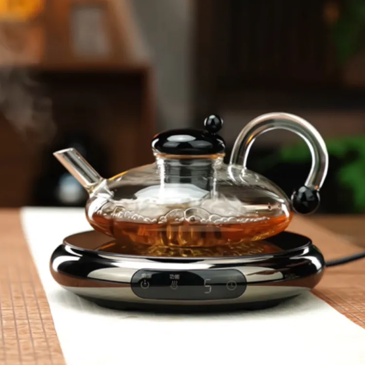 【25年爆新款】德茗堂电陶炉新款鼓韵高端煮茶炉家用静音超薄鼓韵