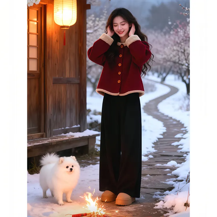 新中式国风短外套2026冬季新款今年流行爆款高级感复古上衣