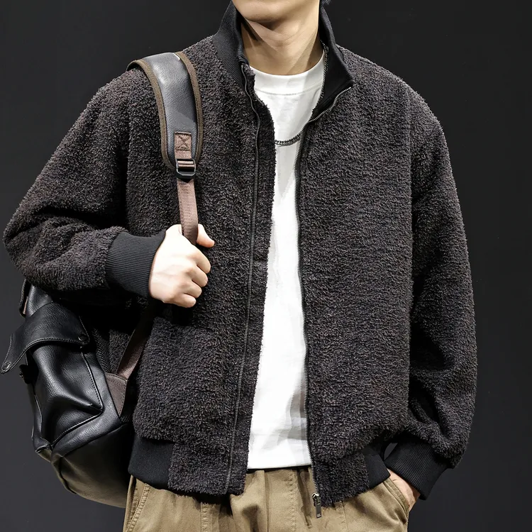 MR.MUDI/穆迪先生2025新款男士夹克春秋款潮牌宽松休闲长袖上衣