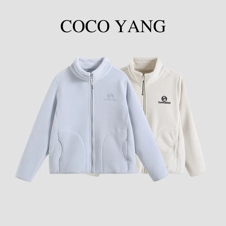 秋冬季女童厚款校服神器开衫休闲秋冬奥粒绒大女孩外套-SW111