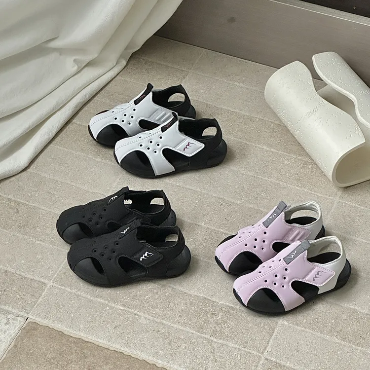 牧童童鞋『飞机凉鞋』溯溪沙滩户外包头包跟男女童【温州鞋】