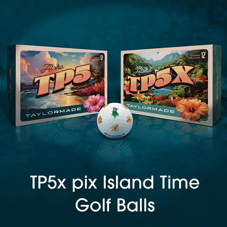 TaylorMade泰勒梅高尔夫球新款夏威夷限量版TP5/TP5X pix五层球