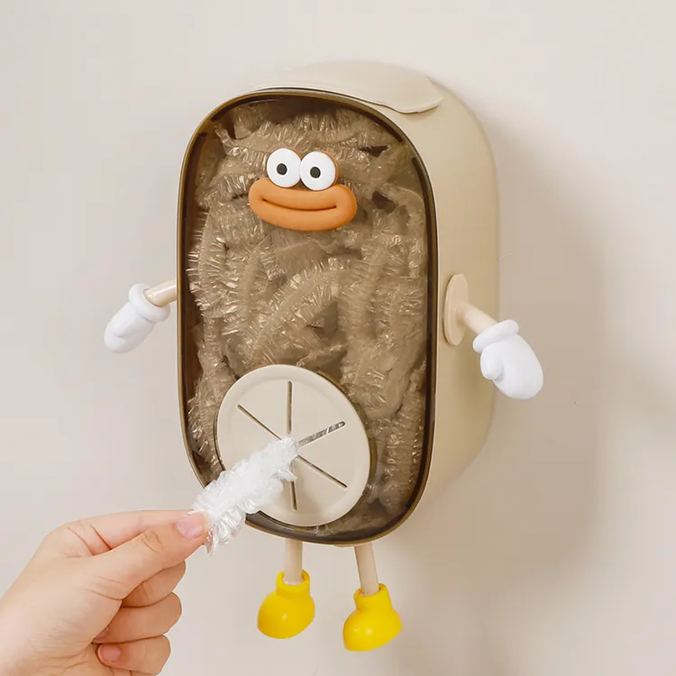 保鲜膜套收纳盒壁挂家用洗碗池一次性水槽过滤网厨房网置整理神器