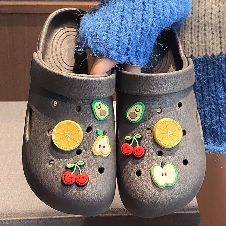 新款居家女款室内拖鞋夏天洞洞鞋防滑女士情侣2025外穿新款居家女