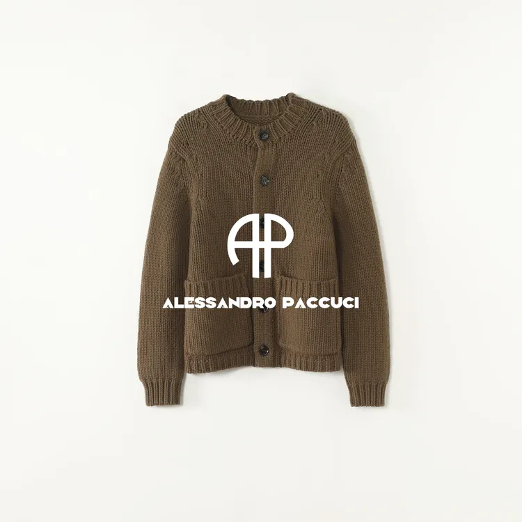 AP洛哥54225SK【旧时光】100羊毛圆领复古文艺百搭针织开衫