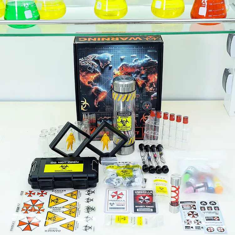 寻觅者玩具生化危机手工样本瓶套盒系列手办DIY病毒模型套装-感染