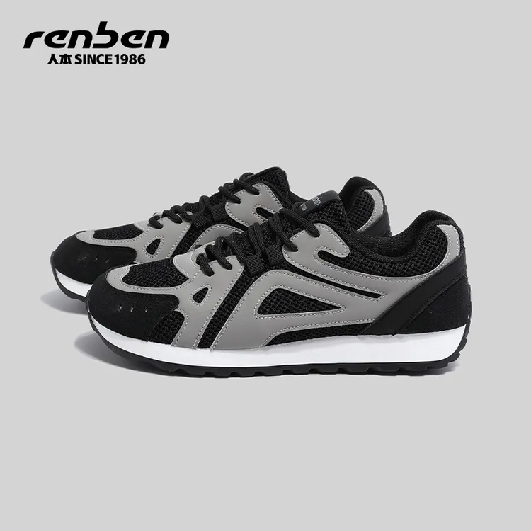 人本秋季小众交叉绑带透气时尚休闲鞋球鞋跑鞋富家ins