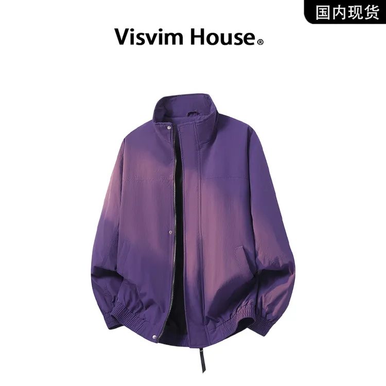 【品牌现货撤柜】VISVIM WINGS春秋季新款纯色简约百搭夹克外套男士