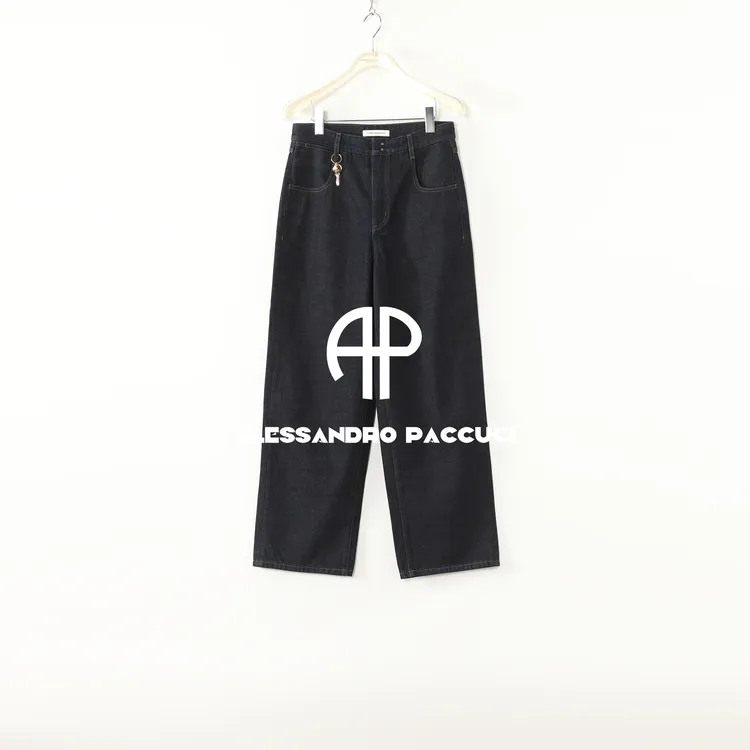AP洛哥53071NK【深蓝钥匙牛仔】棉/直筒版时尚百搭休闲牛仔长裤