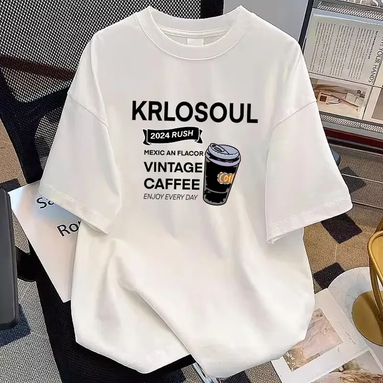 青少年宽松冰丝t恤百搭夏季速干半袖ins男女学生日系上衣百搭