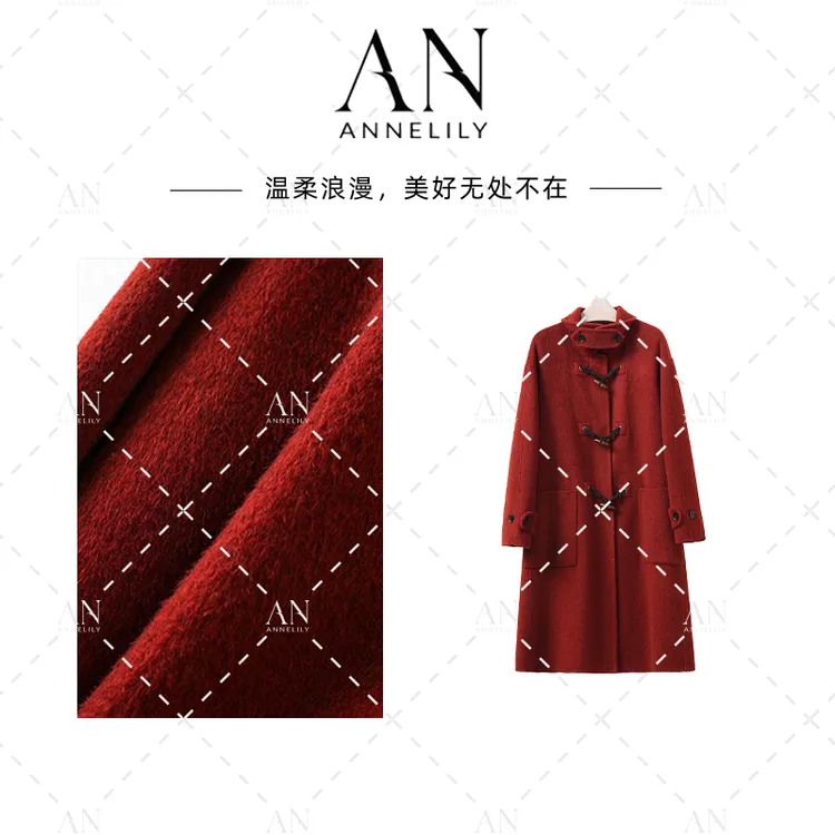 ANNELILY安琪琪【可时】新款上新休闲时尚高支大衣AW2509125