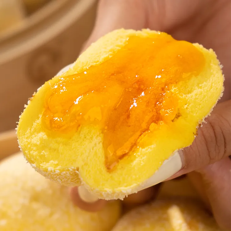 【顺丰包邮】正宗广式早茶椰蓉流沙包儿童家庭早餐加热即食奶黄包