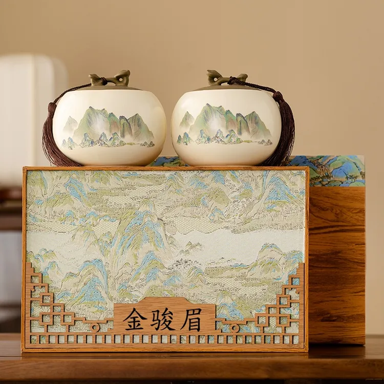 正宗金骏眉茶叶礼盒装蜜香型武夷红茶2025新茶过节送礼长辈领导