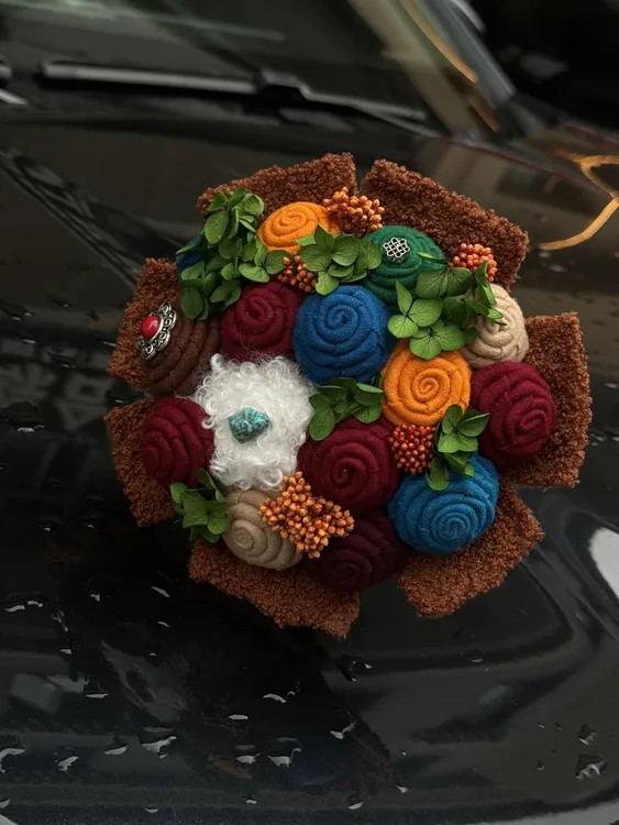 精美藏式中束手捧花—满158元全国包邮花束礼物手捧花束藏式花束