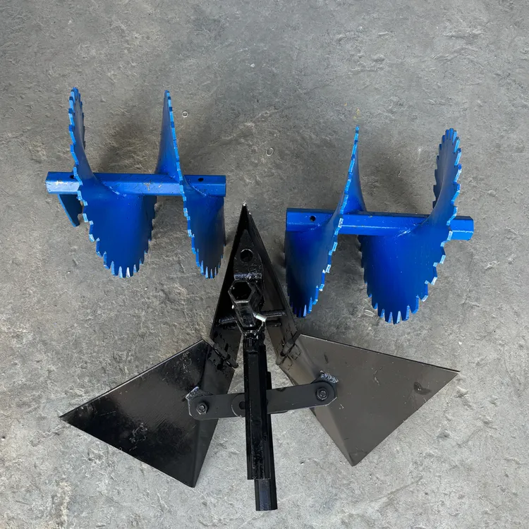微耕机专用加厚4.5轴起垄器螺旋开沟培土农用农机配件