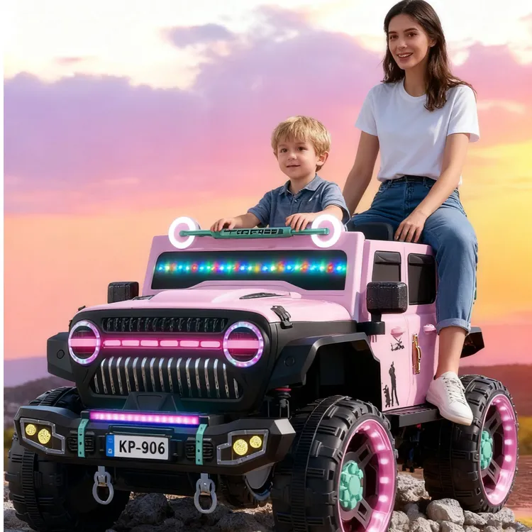 四驱动力牧马人电动车越野儿童遥控电动车四轮电动车