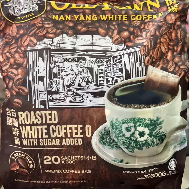 【到期25年12月】旧街场 速溶咖啡含糖白咖啡（固体饮料）600g