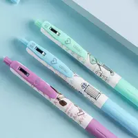 掌握拾光按动中性笔速干黑