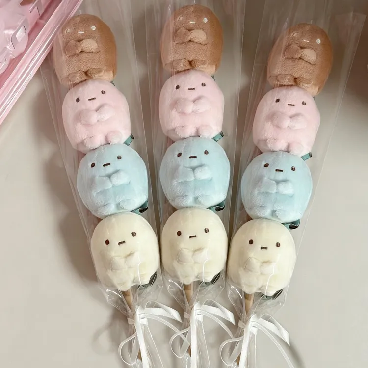日单正版San-x可爱角落生物圆子手玉玩偶公仔软萌治愈生日礼物
