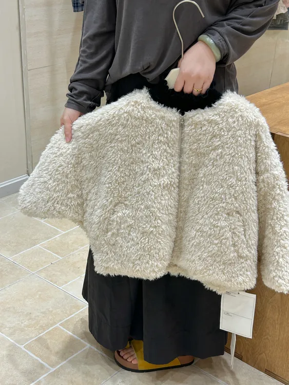 亲子款！2025冬季新款童装 韩版童装 女童夹棉毛毛外套 男童可穿