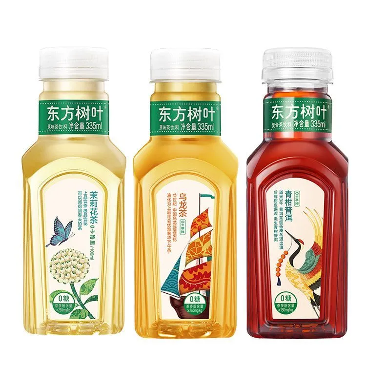 农夫山泉东方树叶335ml无糖茶饮料茉莉花茶青柑上班族午饭速食0糖