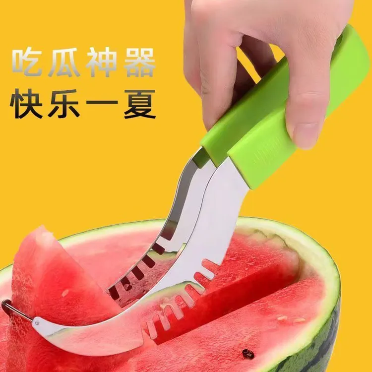 工具水果不锈钢多功能拼盘分割器家用厨房水果刀西瓜神器切果器