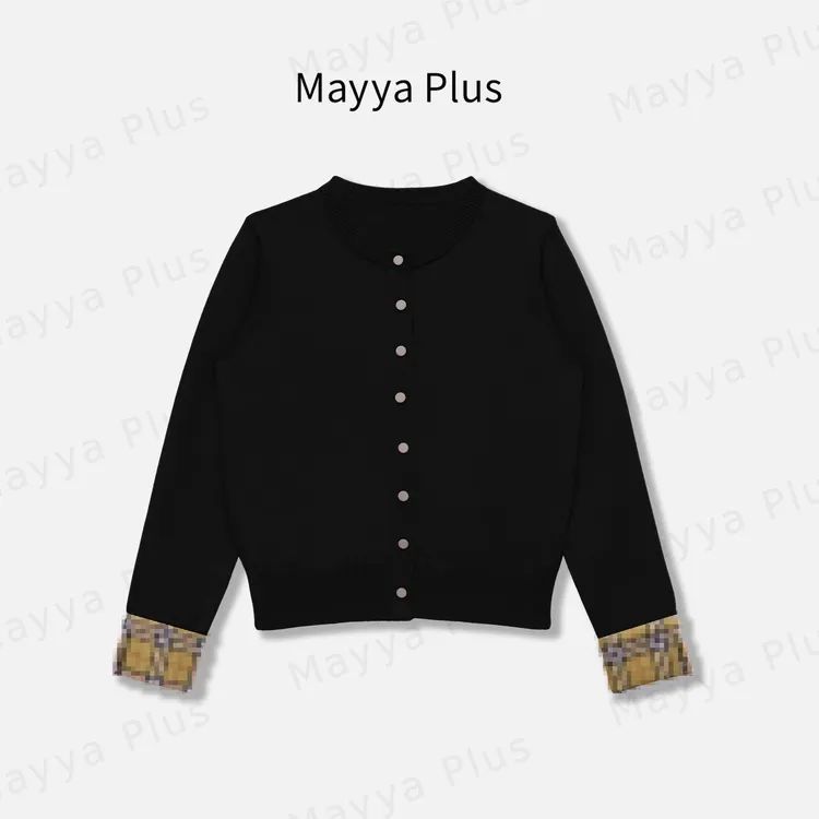 【伯爵暖茶】Mayya Plus麦芽定制女秋季流光风百搭针织开衫32537275