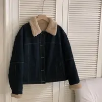 「大昕·东京季雪」2025秋冬韩系新款牛仔棉服外套