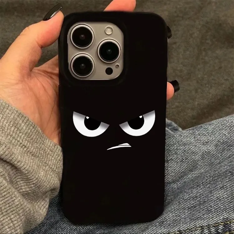 趣味奶凶表情适用苹果16/15果冻手机壳华为P70vivo小米oppo