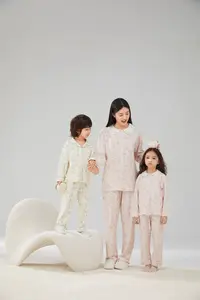 【亲子款】秋季北欧风亲子家居服优棉套装复古碎花秋冬洋气睡衣长袖