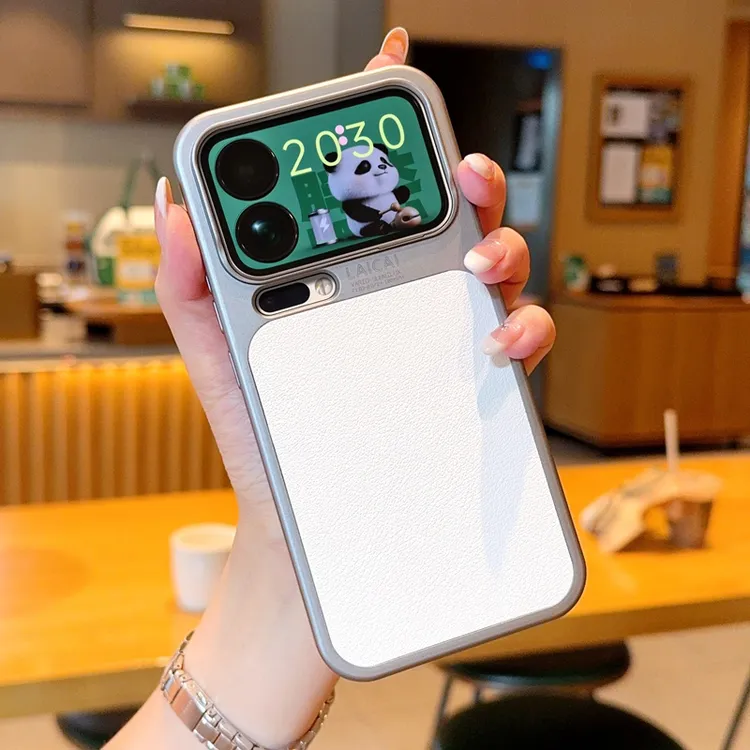 适用小米17promax新款手机壳秒变17素皮荔枝纹小米17pro硬保护壳