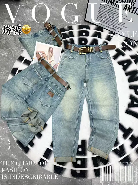 2025显瘦小脚老爹裤B9009
