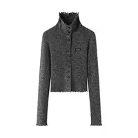 【艾家针织衫】毛针织衫秋季长袖开衫柔软绞花开衫女款显瘦女R4171