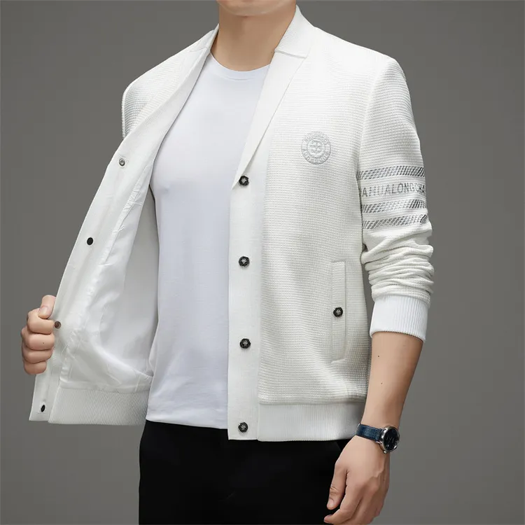 针织衫/毛衣男装2025年冬季条纹男