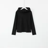 几里与麻 高领连帽套头卫衣 衣长56胸围92 2091055