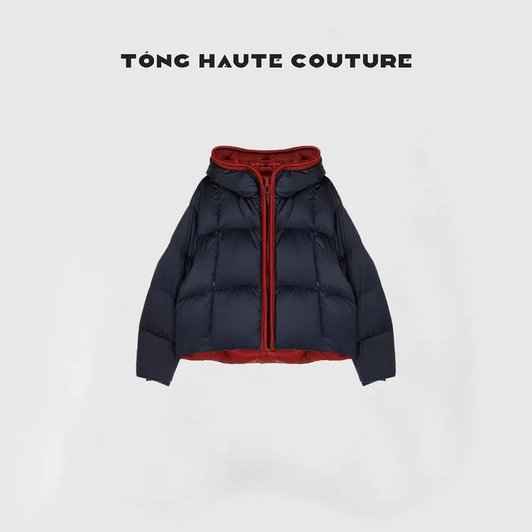 【听森】25年新国标95白鹅绒拼接时尚设计师款三防鹅绒服 YW595