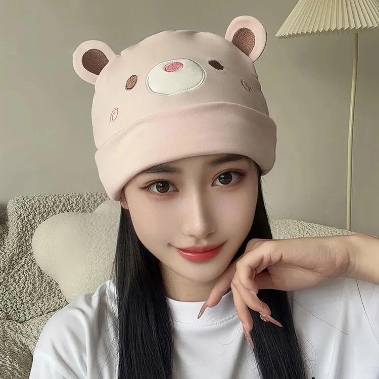 孕妇帽保暖时尚四季必备护额头防风月子帽双层孕期产后坐月子专用