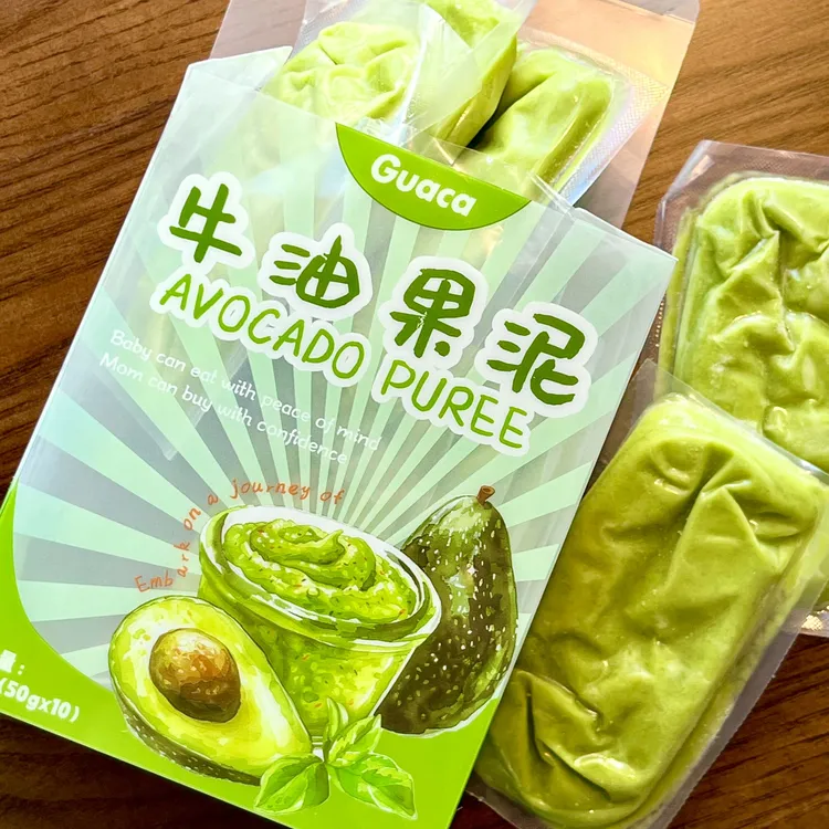哈斯牛油果果泥，配料表只有牛油果50克一袋商品图