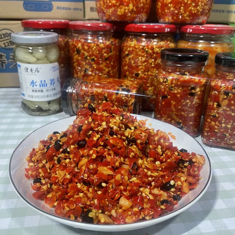 【0添加】纯手工辣椒酱正宗广西桂林特产蒜蓉豆豉小米椒无油0防腐