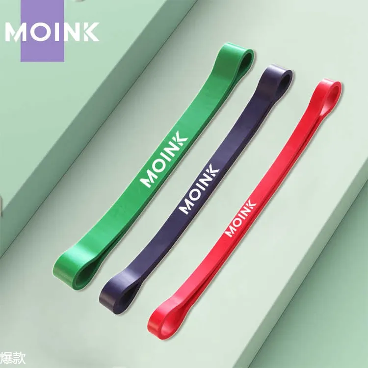 健身乳胶阻力带田径腿部拉力圈弹力带深蹲力量训练厚皮筋